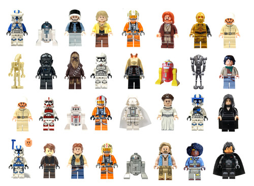 Lego minifigures star wars - minifigures,